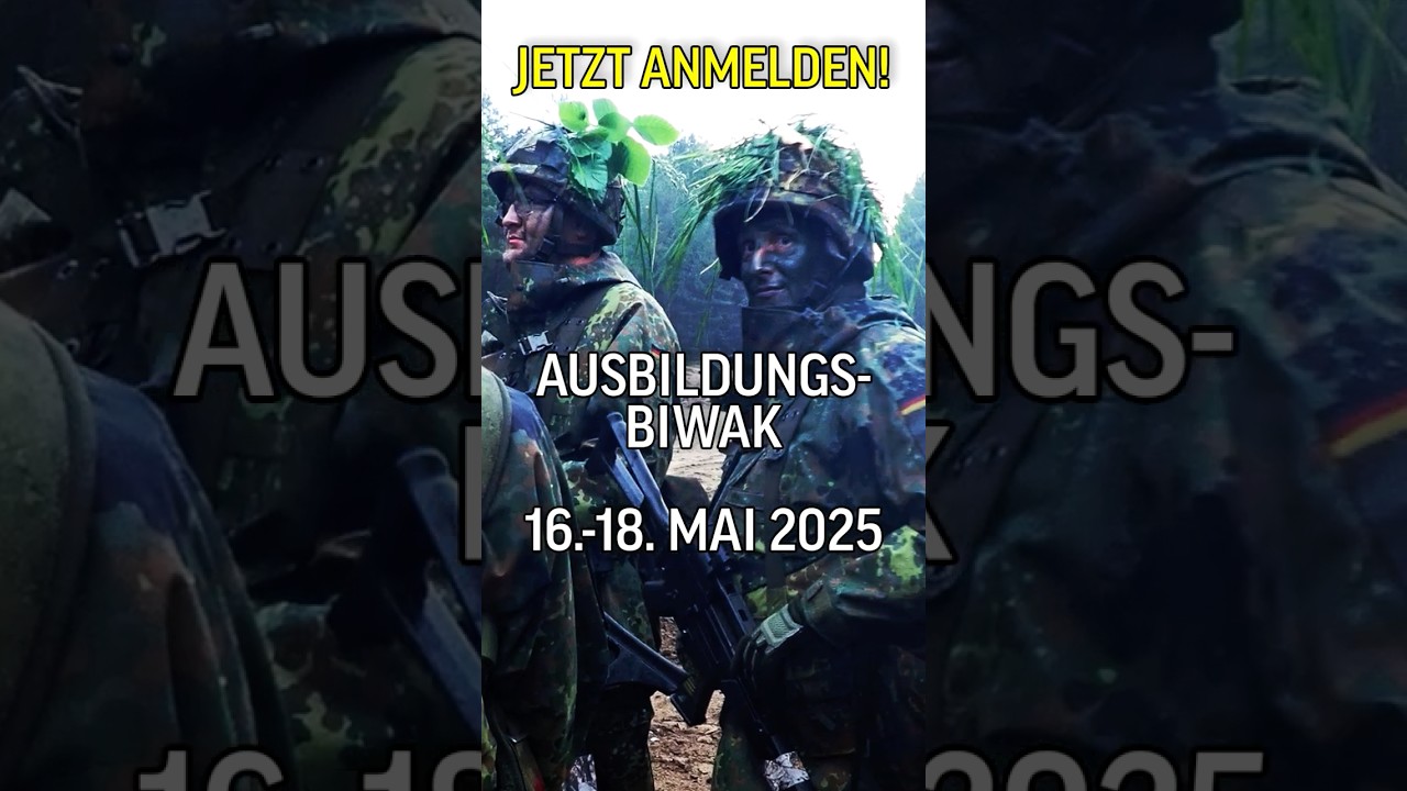 Jetzt anmelden: Ausbildungsbiwak vom 16.-18.05.25