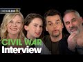 Civil war interviews with kirsten dunst alex garland cailee spaeny and wagner moura