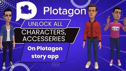 How to Unlock all characters, accesseries, all scenes | plotagon story fully unlocked.