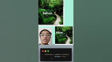 How to HIDE scrollbar #shorts #codify