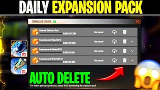 FREEFIRE EXPANSION PACK AUTOMATIC DELETE PROBLEM | DAILY DELETE PACK PROBLEM SOLUTION | MALAYALAM