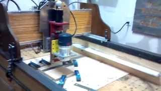 Dave's CNC Router Overhaul and Alignment XYZ axis Test