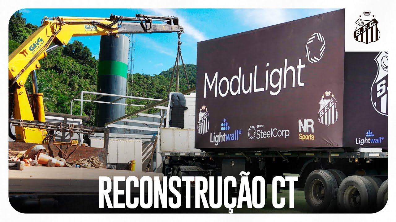 SANTOS FC INICIA CONSTRUÇÃO DE NOVO CT DA BASE