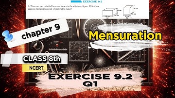 Q 1 - Ex 9.2 | Mensuration | Class 8th | Math | NCERT