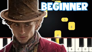 For A Moment - Wonka | Beginner Piano Tutorial | Easy Piano