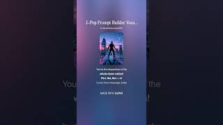 J Pop Prompt Builder with Vocals #suno #sunoai #aimusic #prompts