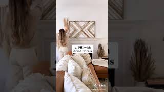 How To Style A Modern Boho Mantle | Extreme Living Room Makeover | Stay By Cori Samuel #shorts