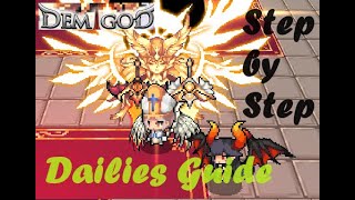 Daily F2P STEP-by-STEP Routine/Guide🤌 Demigod Idle Rise of a Legend