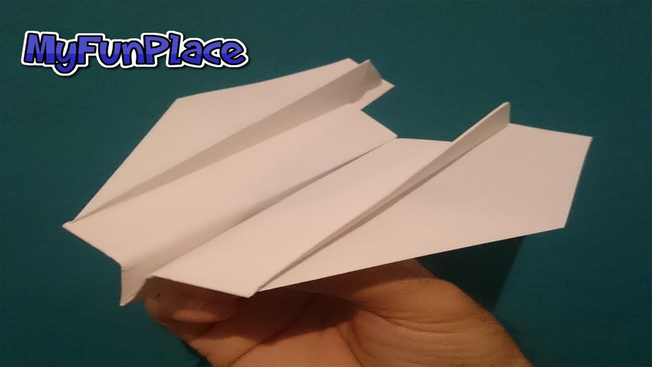 ⁣How To Make A Cyclone Paper Airplane