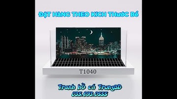 Mẫu tranh 3D hồ cá mới 2024 - 0356930555