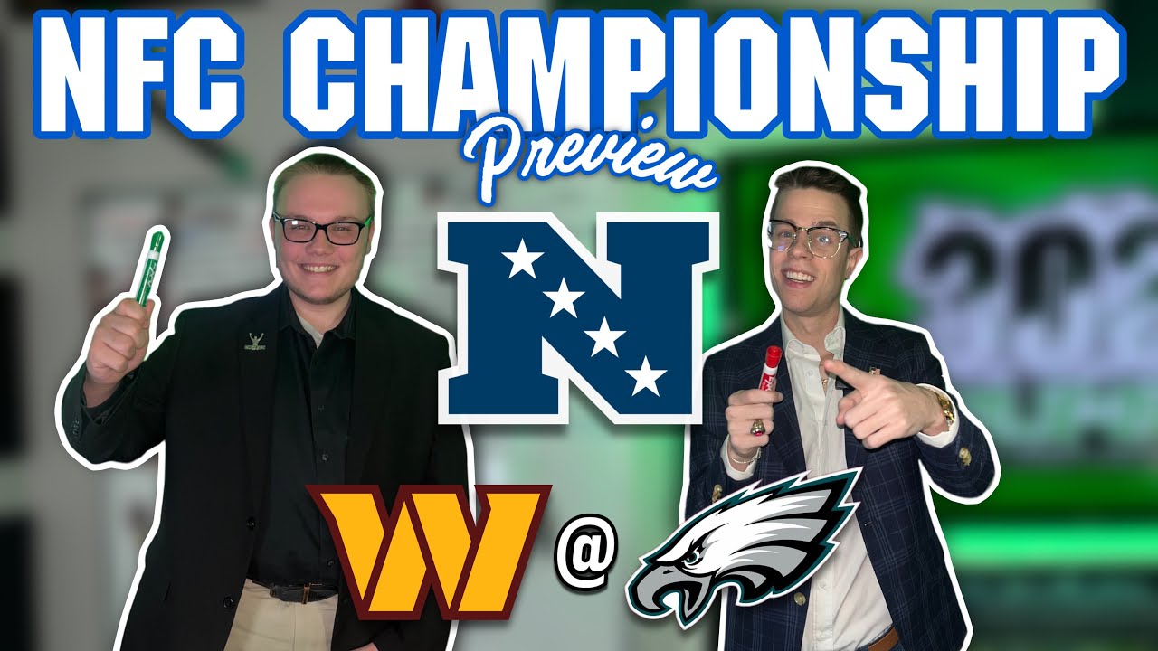Eagles vs Commanders NFC Championship Whiteboard Preview! - YouTube