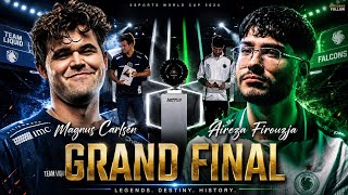 Grand Final || Magnus Carlsen VS Alireza Firouzja || Esport World Cup 2025, Game 1 - 3 screenshot 5