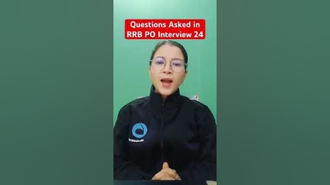Questions Asked in RRB PO Interview 2024 #rrbpointerview #shorts #oliveboard