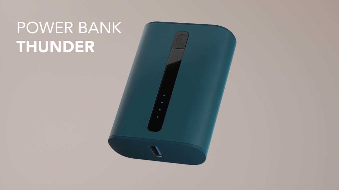 THUNDER, the power bank with 20W Power Delivery USB-C port (EN