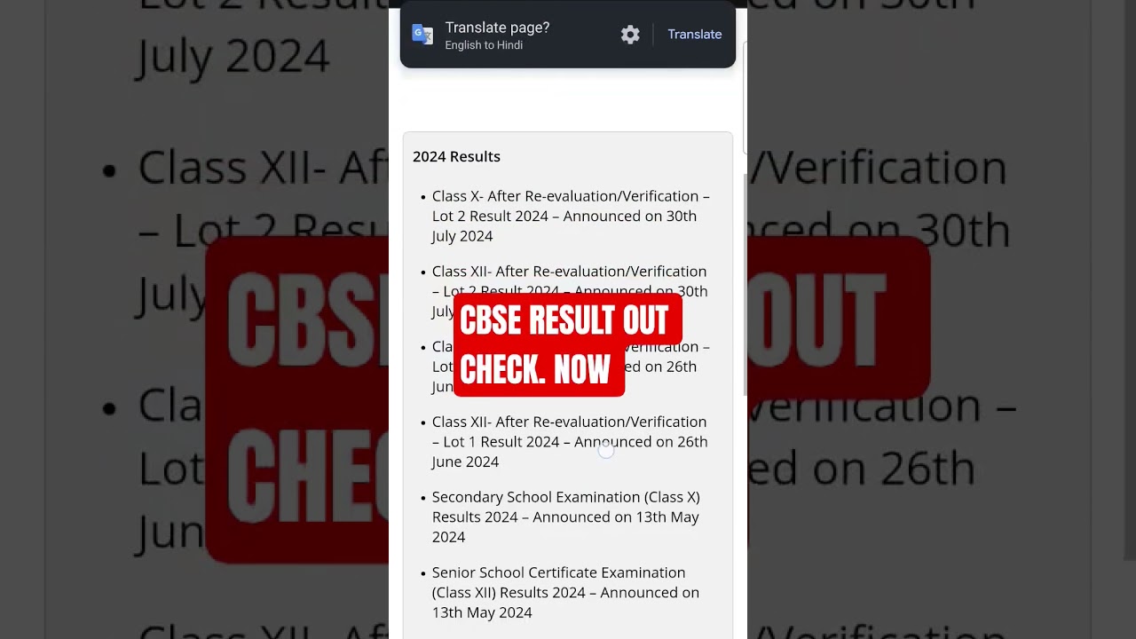 Cbse RESULT 0ut 2025 check now 