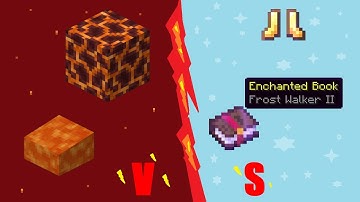 What if you walk on magma blocks/lava with Frost Walker II boots?