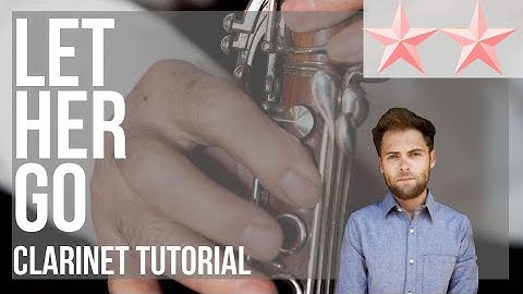 SUPER EASY: How to play Let Her Go by Passenger on Clarinet (Tutorial)