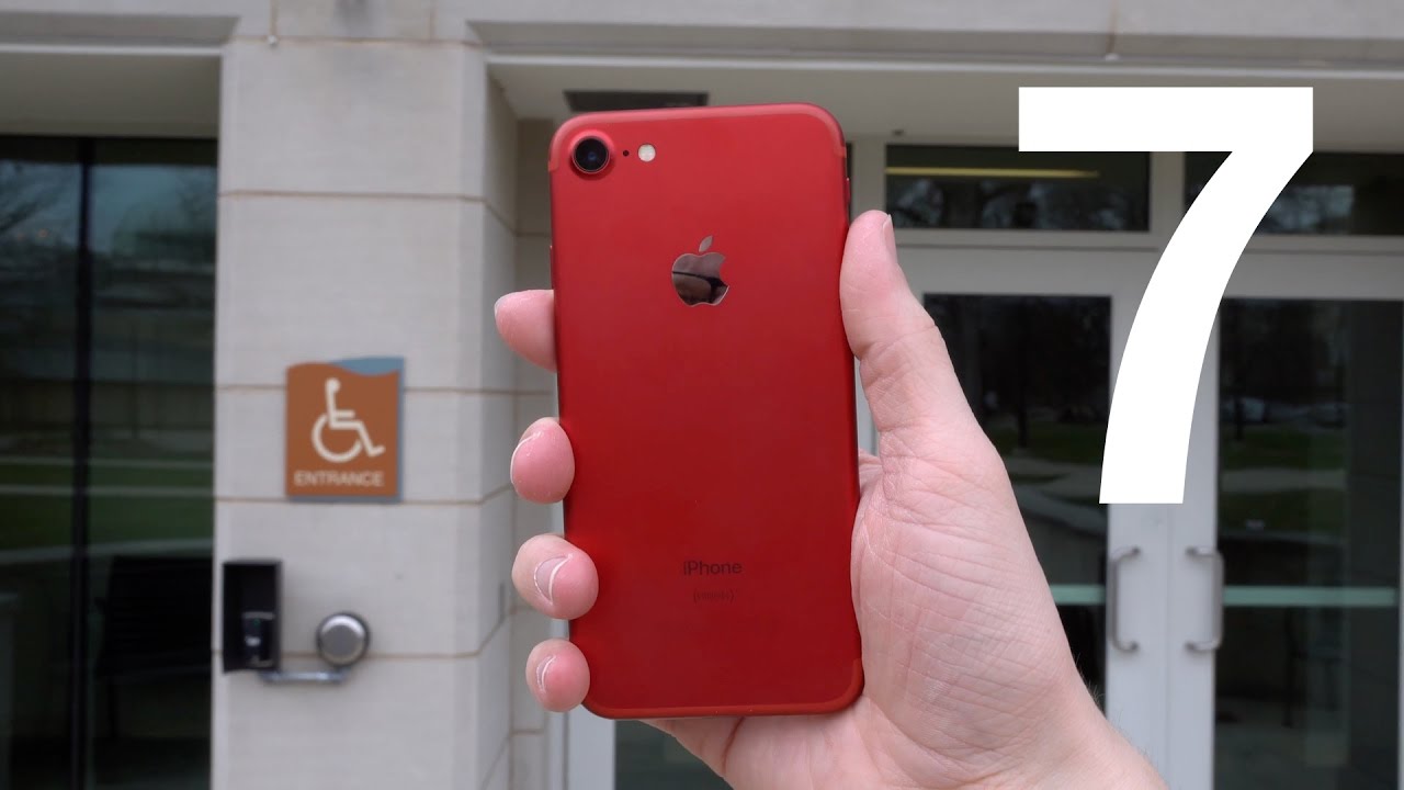 RED iPhone 7 Unboxing! - YouTube