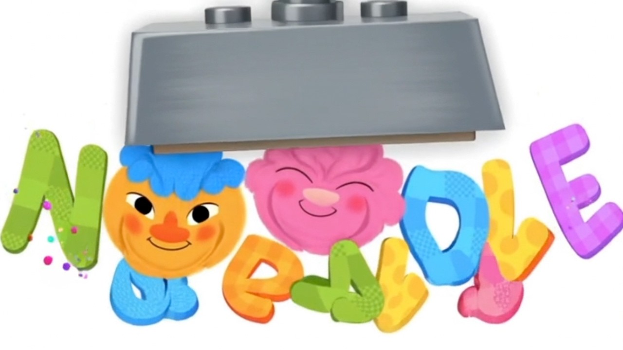 Noodle and Pals Intro Logo Hydraulic Press Effects | Sponsored By Klasky Csupo 2001 Effects