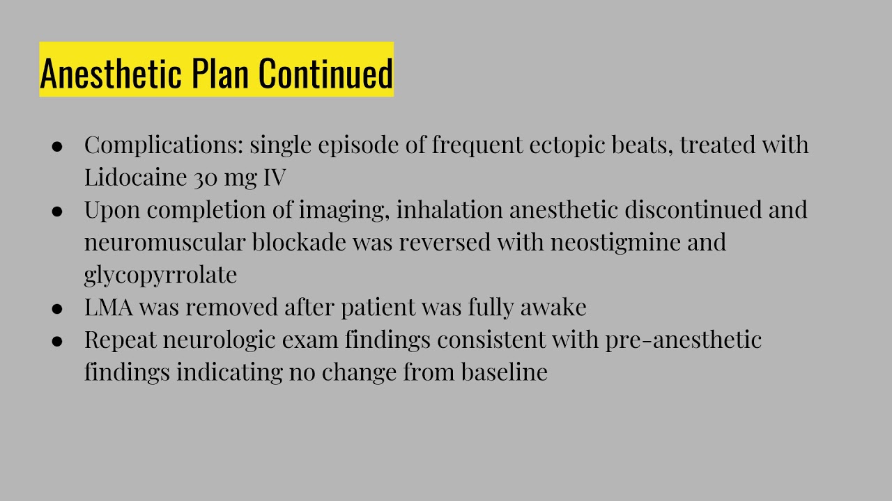 Pediatric Down Syndrome Anesthesia Case Study