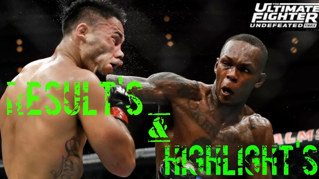 TUF 27 Finale Results Highlights : Tavares vs Adesanya - UFCTALKS