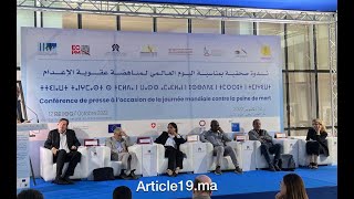 - Conférence De Presse À Loccasion De La Journée Mondiale Contre La Peine De Mort