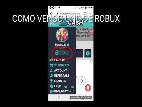 How To Use And Earn Robux On Rocash Youtube Roblox Robux Hack 2019 September Full - como sacar los robux de rocash d youtube