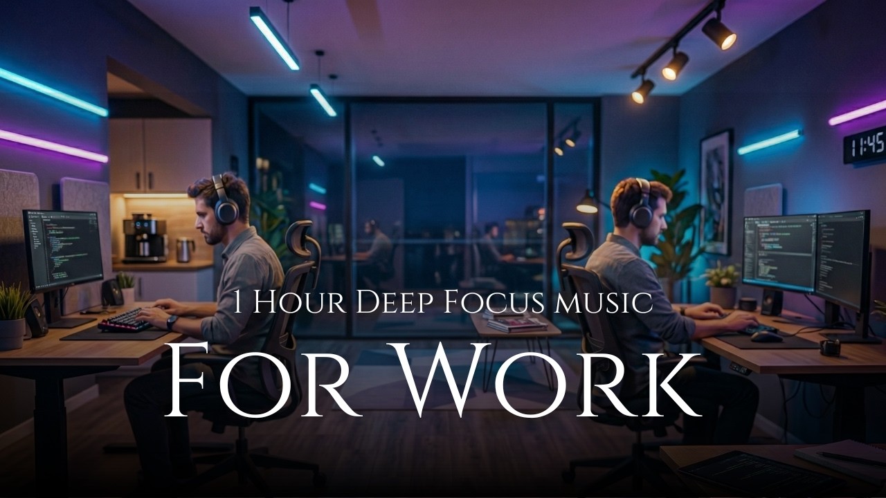Deep Focus Music for Work | 1 Hour Ambient Background Music for ...