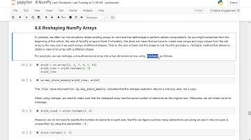 6.3.تولید اعداد تصادفی و تغییر شکل آرایه‌ها