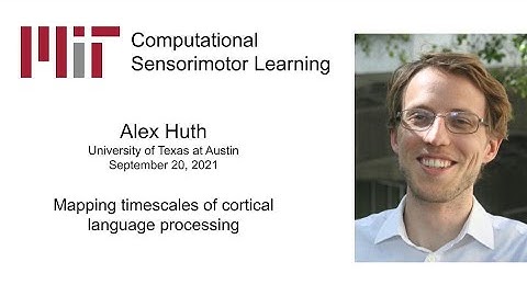 CSL seminar: Alex Huth