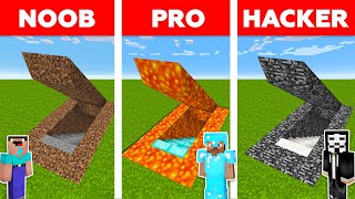 Minecraft NOOB vs PRO vs HACKER : SECRET BASE CHALLENGE in minecraft / Animation 2021