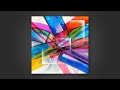 Intuitive Abstract Art Painting Demo With Acrylic Paint | Nativitatis