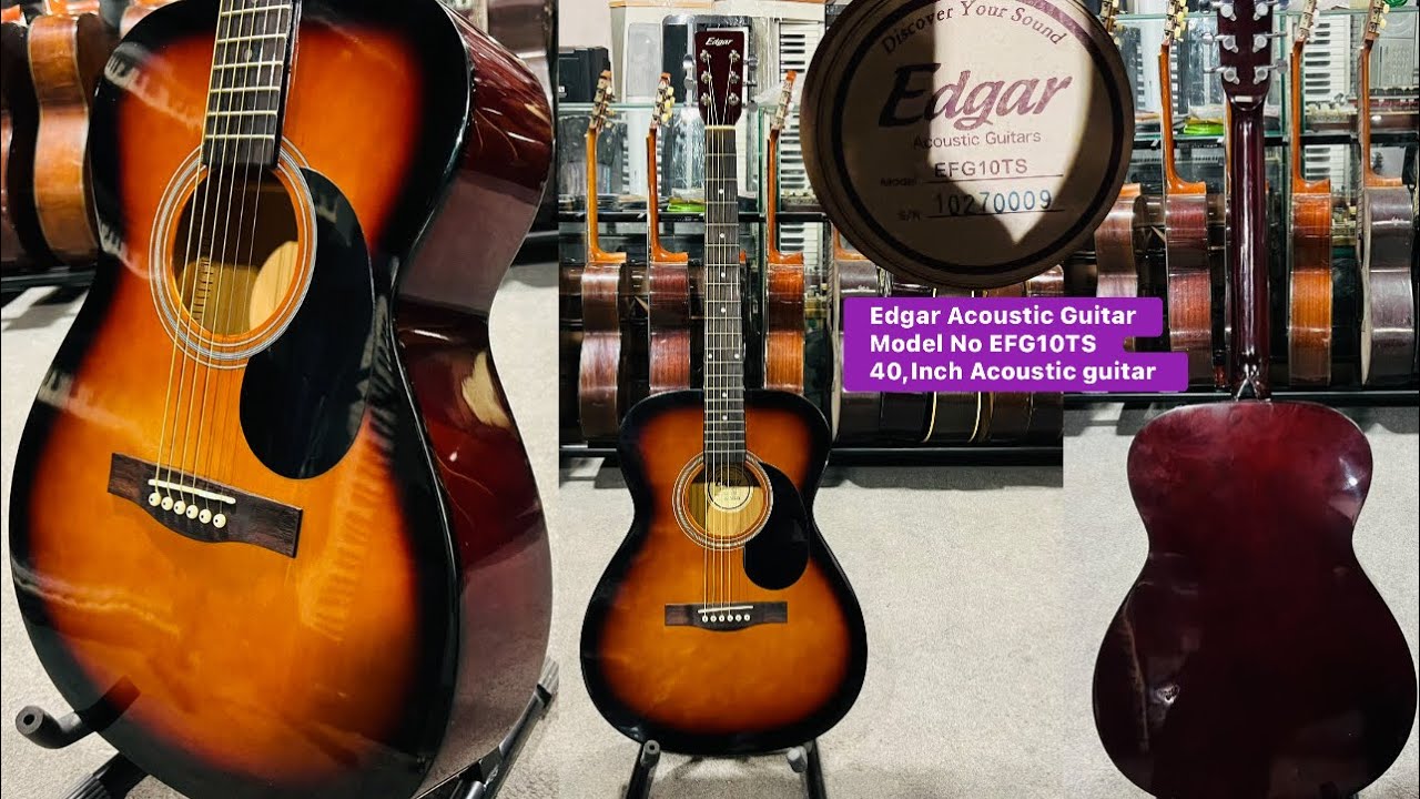 Edgar Acoustic guitar Model No EFG10TS ( Wilsons music instruments