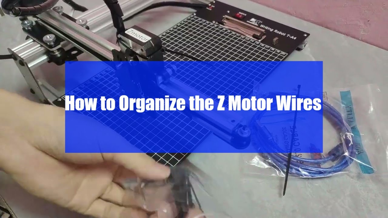 How to Organize the Z Motor Wires for iDraw 2.0 - YouTube