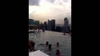 Отель в Сингапуре(Бассейн на крыше гостиницы Marina Bay Sands. Ну очень классный!!!, 2011-12-12T09:02:55.000Z)