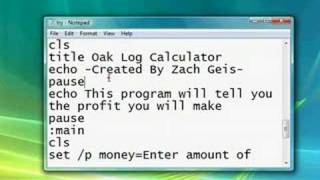 Batch Calculator Profile