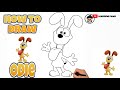 How To Draw Odie | The Garfield Movie  #drawing #odie #thegarfieldmovie