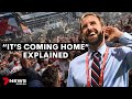 'IT'S COMING HOME' Explained | The meaning of England's unofficial football anthem | 7NEWS Australia