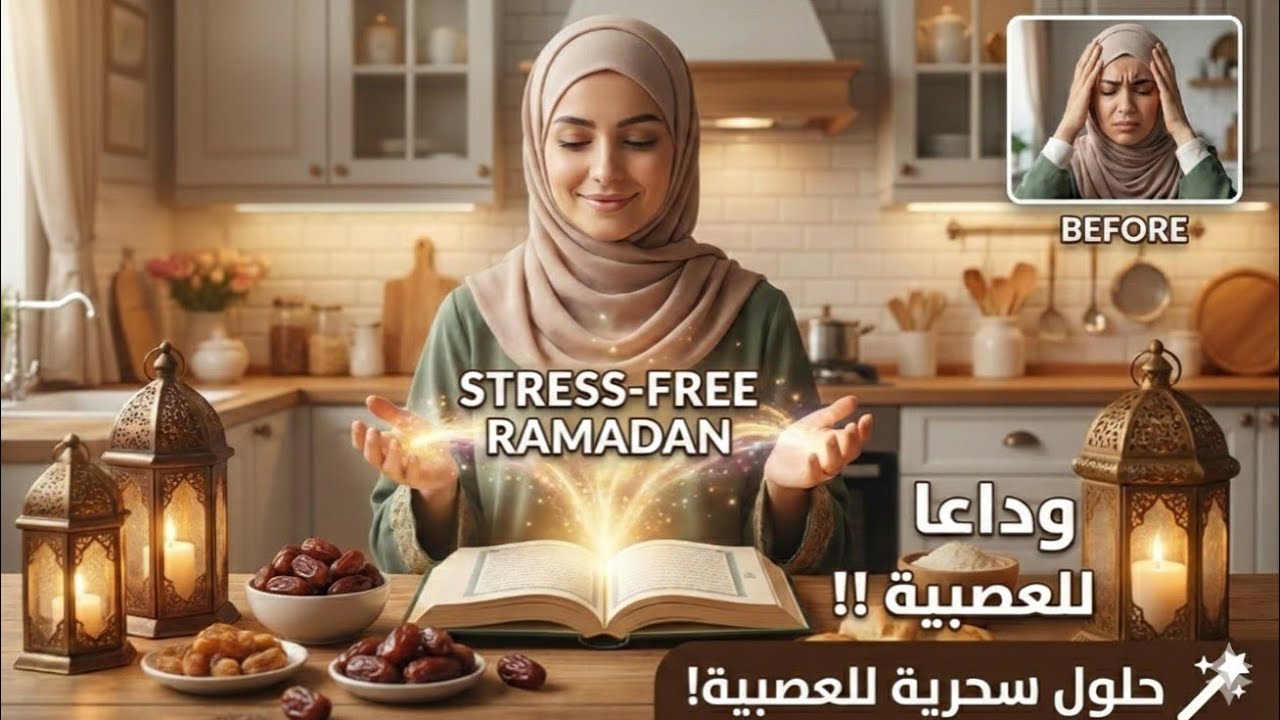 كتكوني مضغوطة فرمضان بين الكوزينة  تنظيم البيت و الدراري 😞طبقي هاد 5قواعد و شوفي الفرق 💯🩷