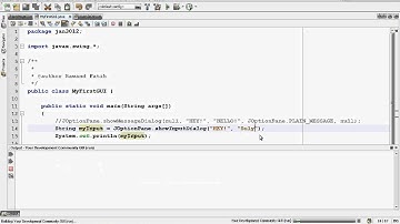 Tut 001 - GUI in Java _ JOptionPane