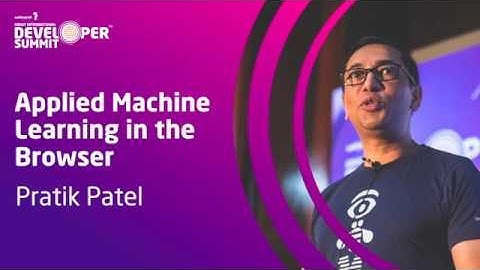 Applied Machine Learning In the Browser