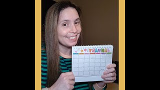 18 Month Small Flip Desk Calendar