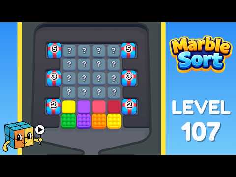 Marble Sort level 107 walkthrough video cover