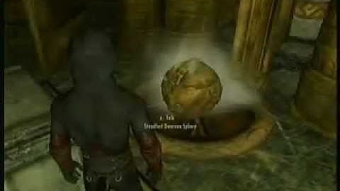 skyrim how to get a dwarven sphere falower