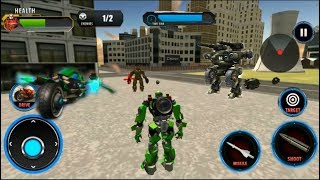 Flying Robot Bike Futuristic Transformer Robot (by The Game Feast) Android Gameplay screenshot 1