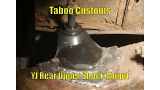 Jeep YJ Upper Shock Mount Repair Kit Installation - YouTube
