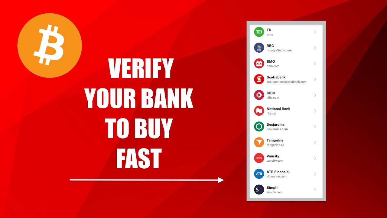 Connect Your Bank to Buy Bitcoin Faster