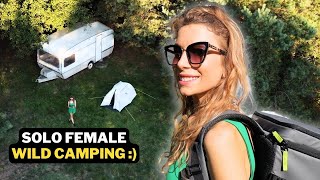 Solo Female Wild Camping + Best Travel Gear | Van Life