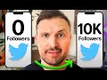 How to grow from 0 to 10000 followers on twitterx fast