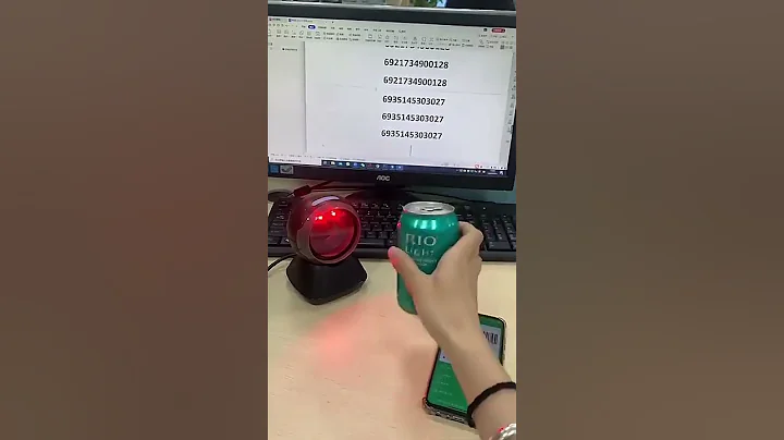 Barcode Scanner 2D all-round Desktop Automatic Sensing Data Matrix Reader Supermarket Usb